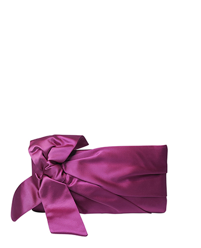 Oversized Bow Clutch, front view